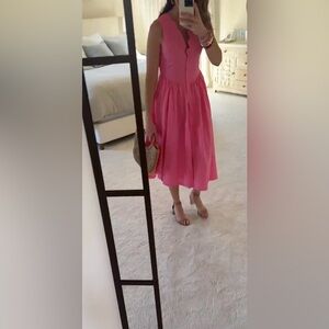 Pink Midi Dress